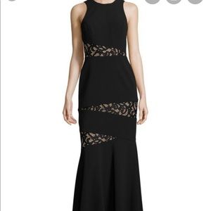 Long Black BCBG dress.